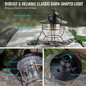 TC-85107 NEW Retro Style Camping Light